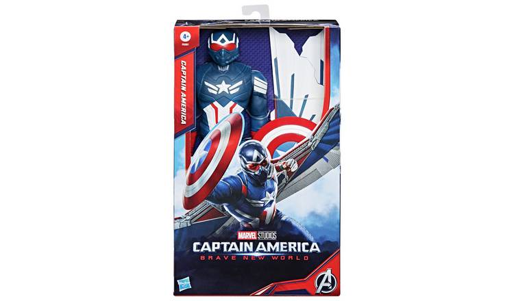 Marvel Titan Deluxe Captain America Action Figure