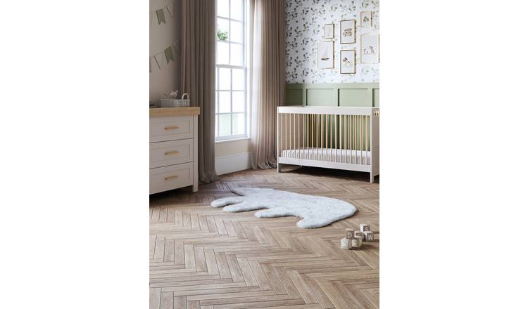 Silver Cross Seville Nursery Cot Bed - Natural