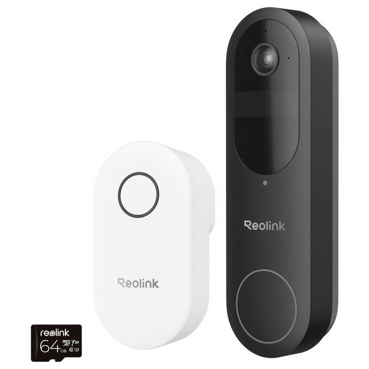 Reolink 2K Video Battery Doorbell with Chime & 64GB SD Card 0