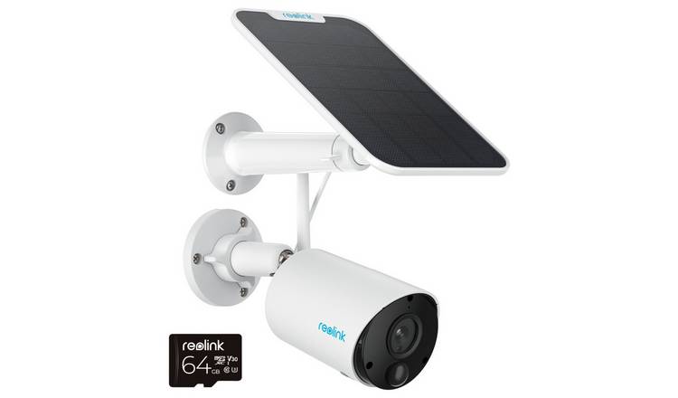 Reolink Argus 2K Battery/Solar WiFi CCTV with 64GB SD Card