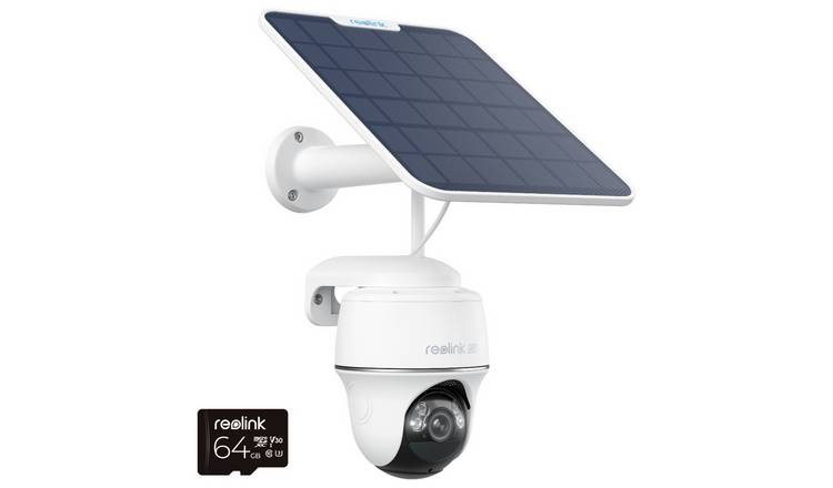 Reolink Argus 4K Pan-Tilt WiFi Solar CCTV with 64GB SD Card