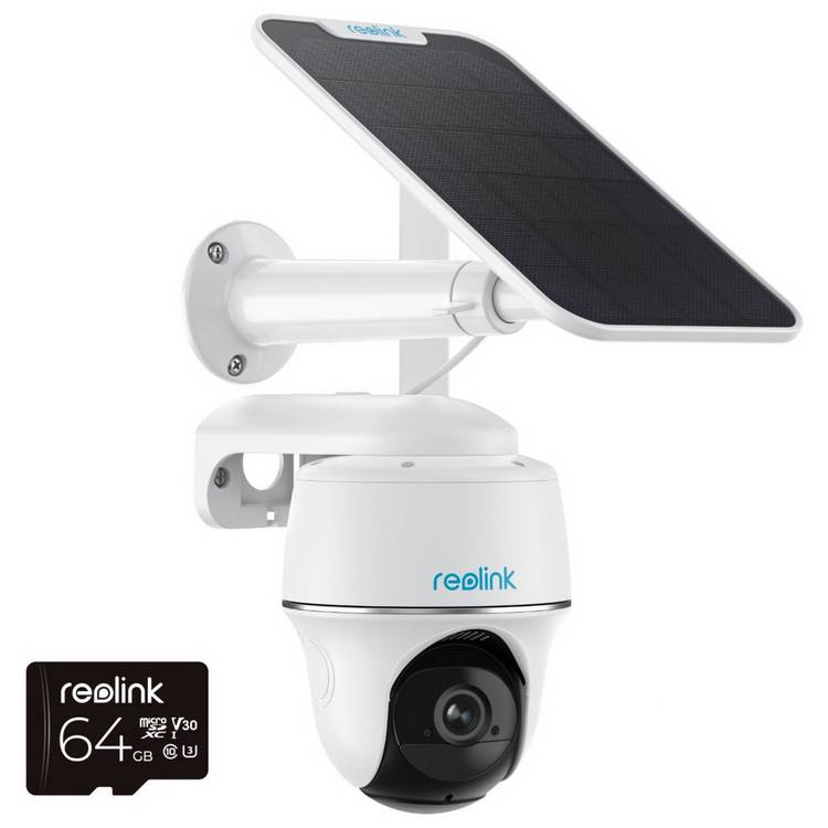 Reolink Go 4G LTE 2K Pan-Tilt Battery CCTV with 64GB SD Card 0