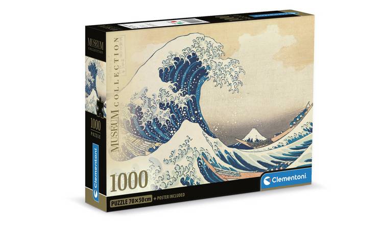 Clementoni 1000 Piece Hokusai The Great Wave Jigsaw Puzzle