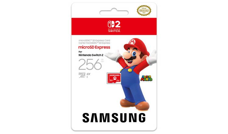 Samsung 256GB microSD Express Card for Nintendo Switch 2