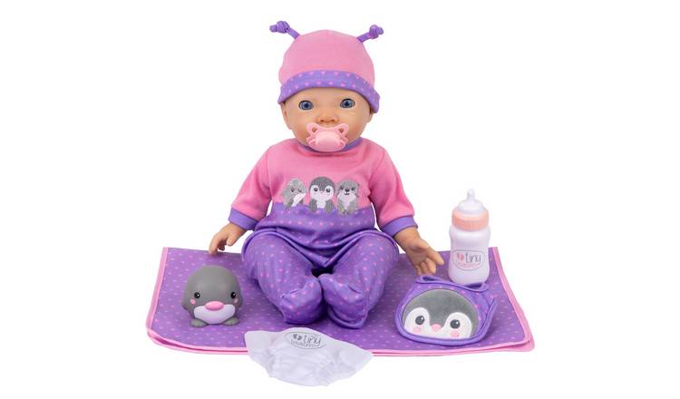 My First Tiny Treasures Peekaboo Baby Doll Starter Set