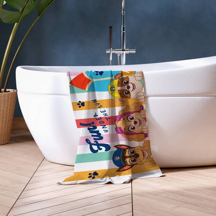 Paw Patrol Beach Towel - Multicoloured - 140X70cm 0