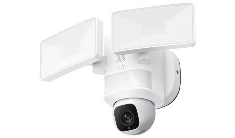 eufy E30 2K Floodlight Wired Security Camera - White