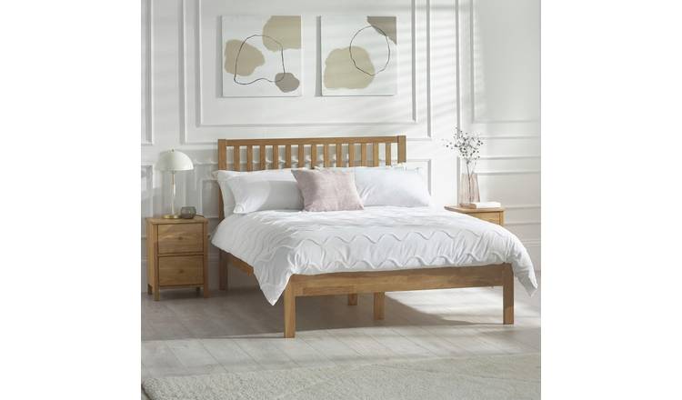 Julian Bowen Coxmoor Kingsize Wooden Bed - Oak