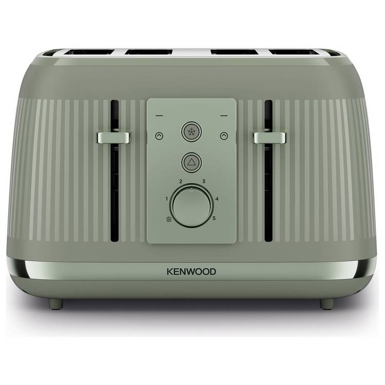 Kenwood TFP30.000GN Dusk 4 Slice Toaster - Olive Green 0