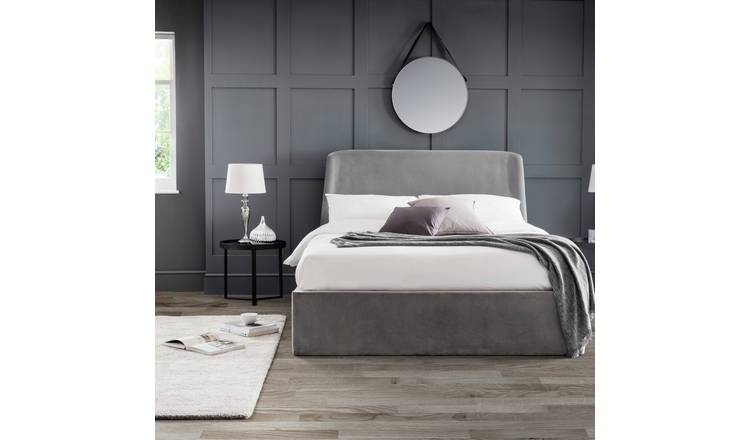Julian Bowen Frida Double Ottoman Bed - Grey