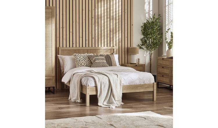 Julian Bowen Padstow Double Wooden Bed Frame - Oak