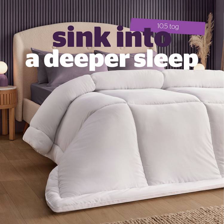 Slumberdown microvezel microvezel wit 4 5 tog 10 5 tog - koning