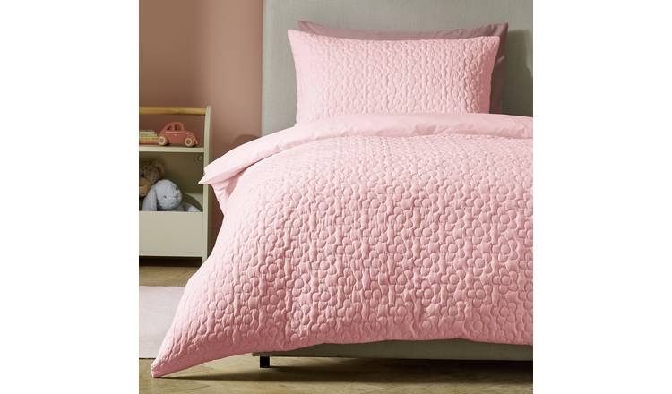 Argos Home Floral Pinsonic Pink Bedding Set - Single