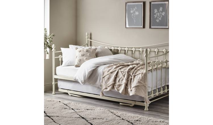 Julian Bowen Versailles Single Trundle Day Bed - White