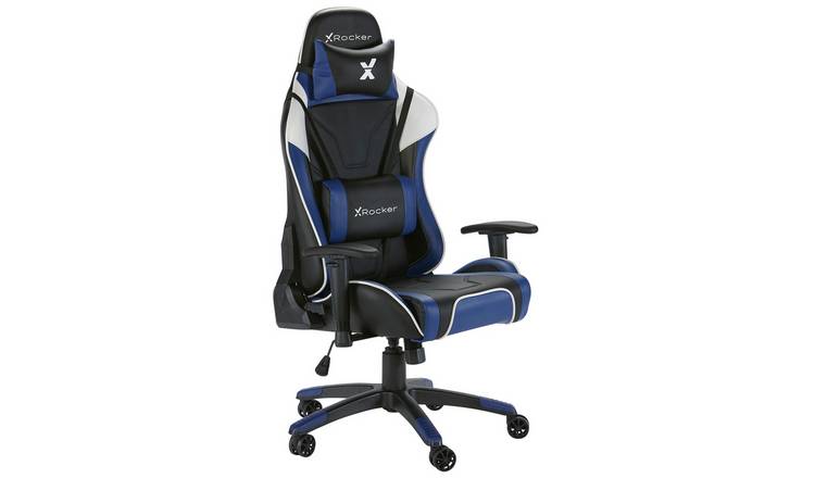 X Rocker Agility Sport Office Gaming Chair - Blue