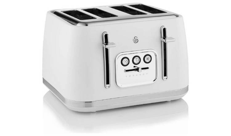 Swan Serenity ST19024WHT 4 Slice Toaster - White