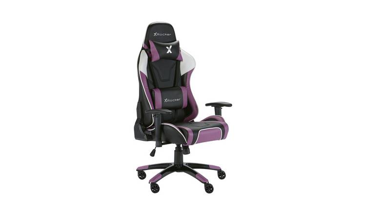 X Rocker Agility Sport Office Gaming Chair - Purple