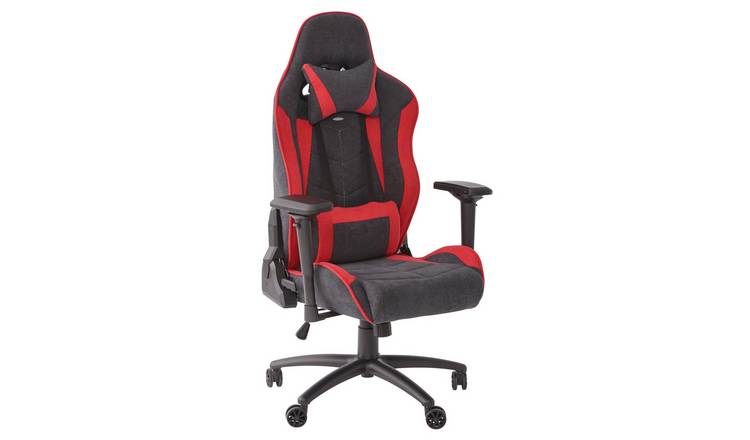 X Rocker Siena Fabric Office Gaming Chair - Red