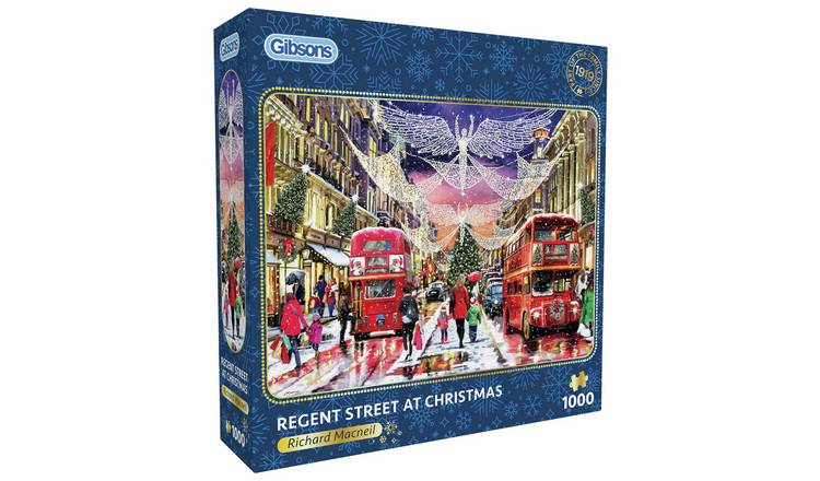 Gibsons Regent St Christmas 1000 Piece Jigsaw Puzzle