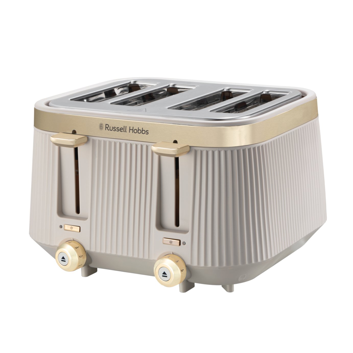 Russell Hobbs 26771 Bronte 4 Slice Toaster - Stone