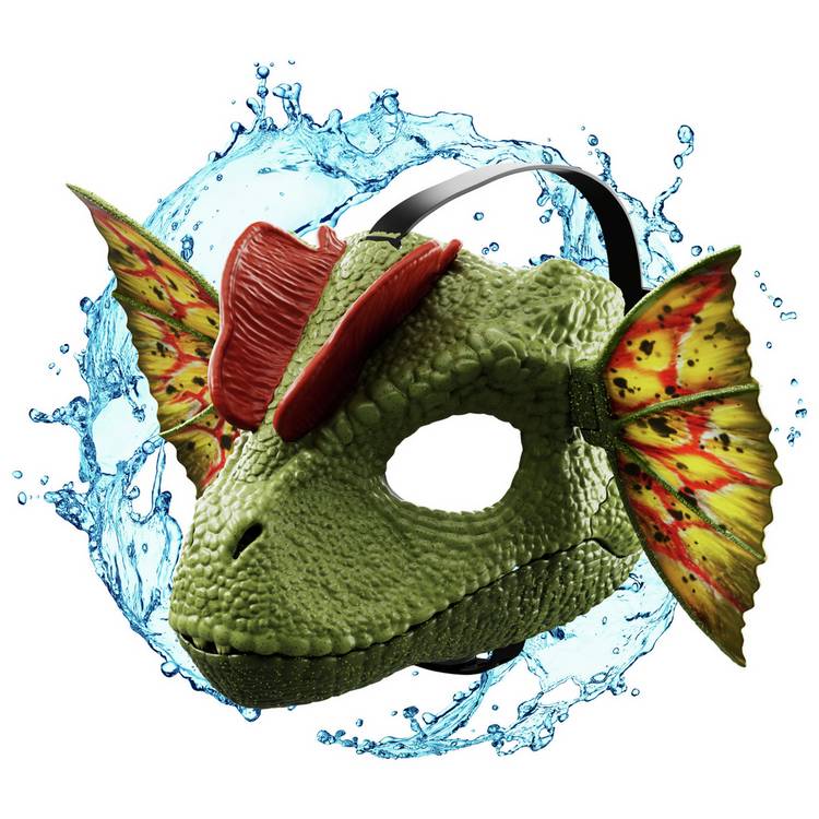 Jurassic World Venom Launchin' Dilophosaurus Dinosaur Mask 0