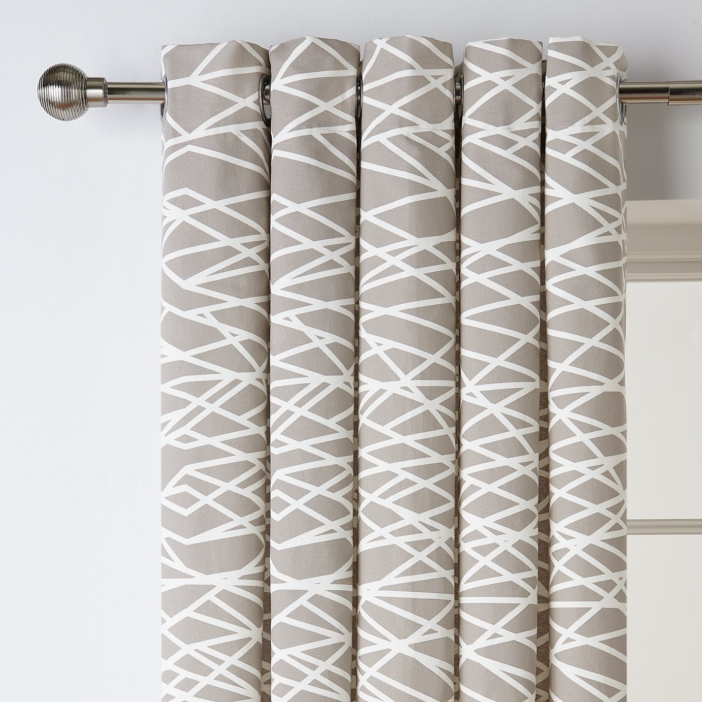 Argos Home Abstraction Lined Eyelet Curtain Review