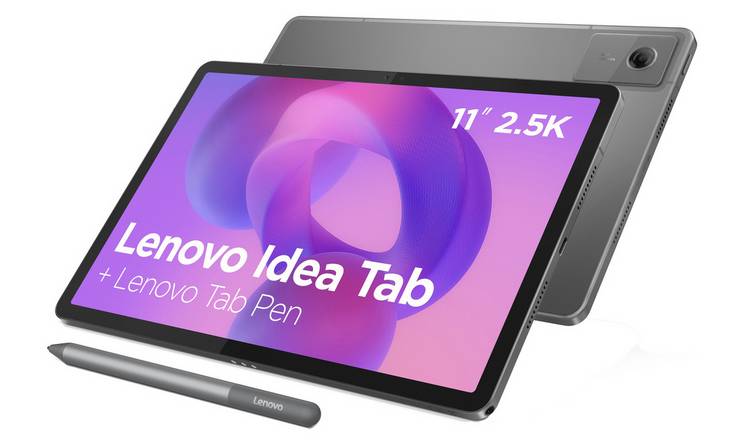 Lenovo Idea Tab 11 Inch 128GB Wi-Fi Tablet + Tab Pen - Grey