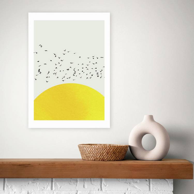 East End Prints A Thousand Birds Art Print - A3 0