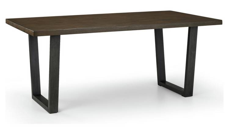 Julian Bowen Brooklyn 6 Seater Dining Table - Dark Oak 