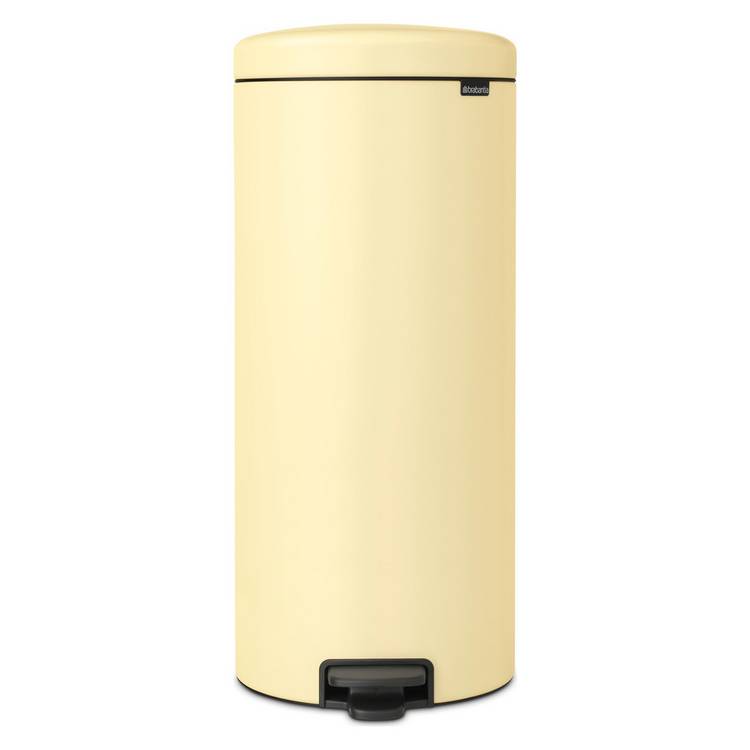 Brabantia 30 Litre New Icon Pedal Bin - Mellow Yellow 0