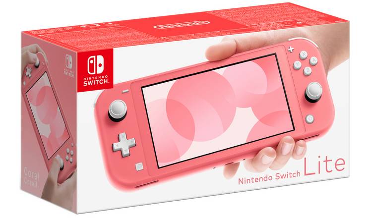 Nintendo Switch Lite Handheld Console - Coral 0