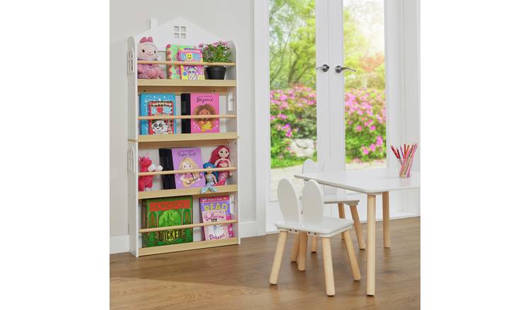 Liberty House Toys Kids Wall Mounted Bookcase - White