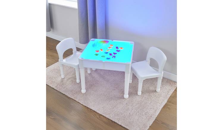 Liberty House Toys Kids Nursery Table and Chair Set - White