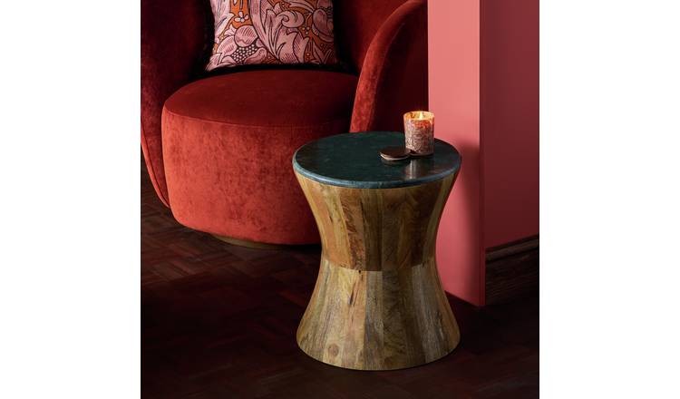 Habitat x Morris & Co. Marble Side table - Natural