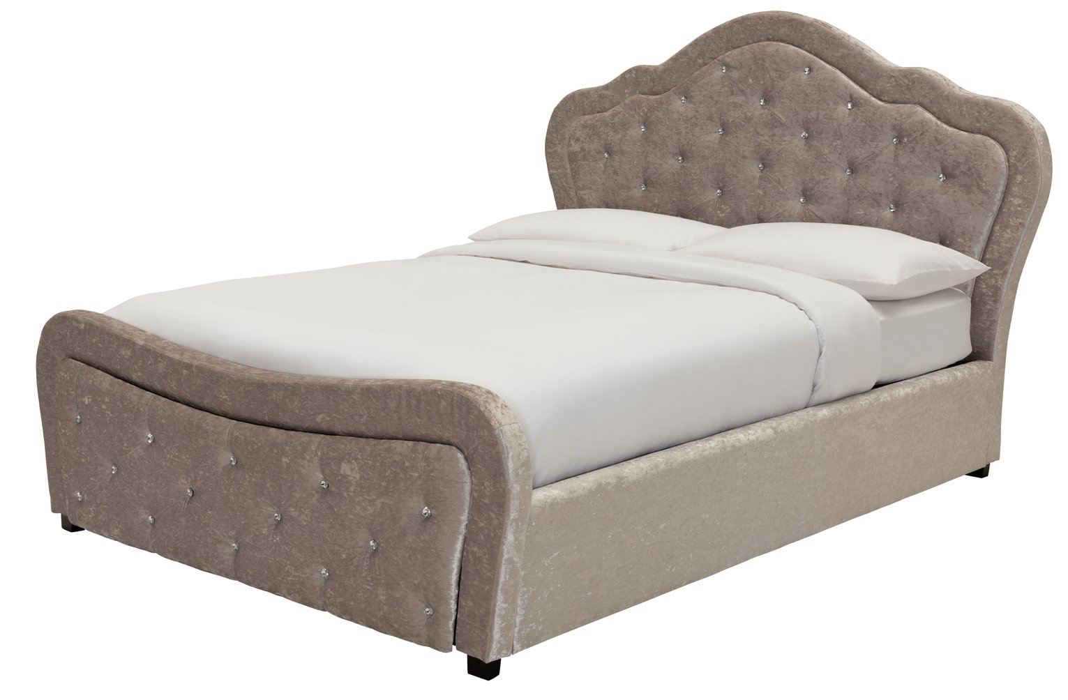 Argos Home Venice Kingsize Crushed Velvet Bed Frame Reviews Updated