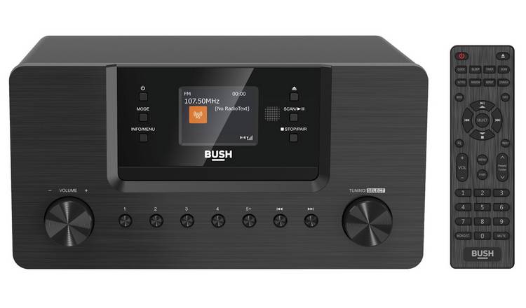 Bush All-In-One Bluetooth CD DAB+ Micro System