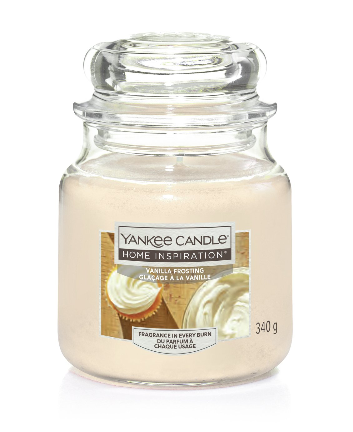 Yankee Home Inspiration Medium Jar Candle - Vanilla Frosting