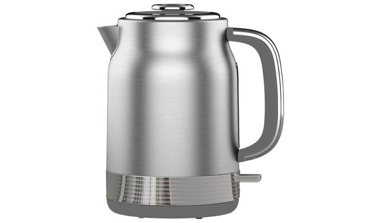 Swan SK19025SS Retro Metal Jug Kettle - Stainless Steel
