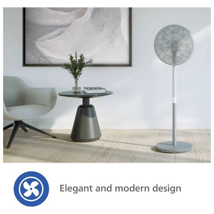 Philips White Pedestal Fan - 15 Inch 0
