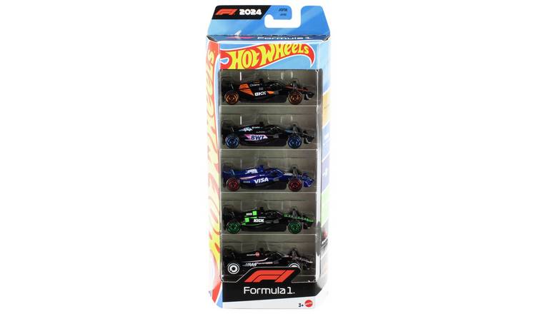 Hot Wheels 5-Pack Race Team Themed Die-Cast Toy Cars