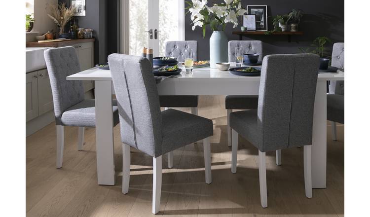 Argos table discount and chairs grey