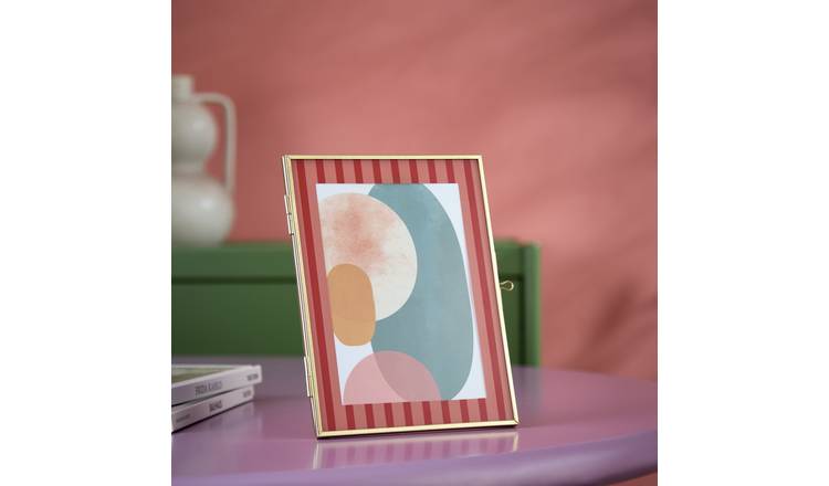 Habitat Pink & Red Scallop Metal Frame - 5x7"