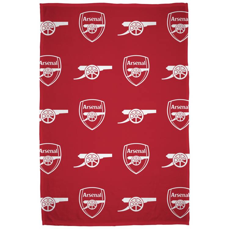 Arsenal FC Fleece Throw - Red - 100x150cm 0