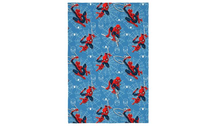 Spiderman Fleece Throw - Blue - 100x150cm