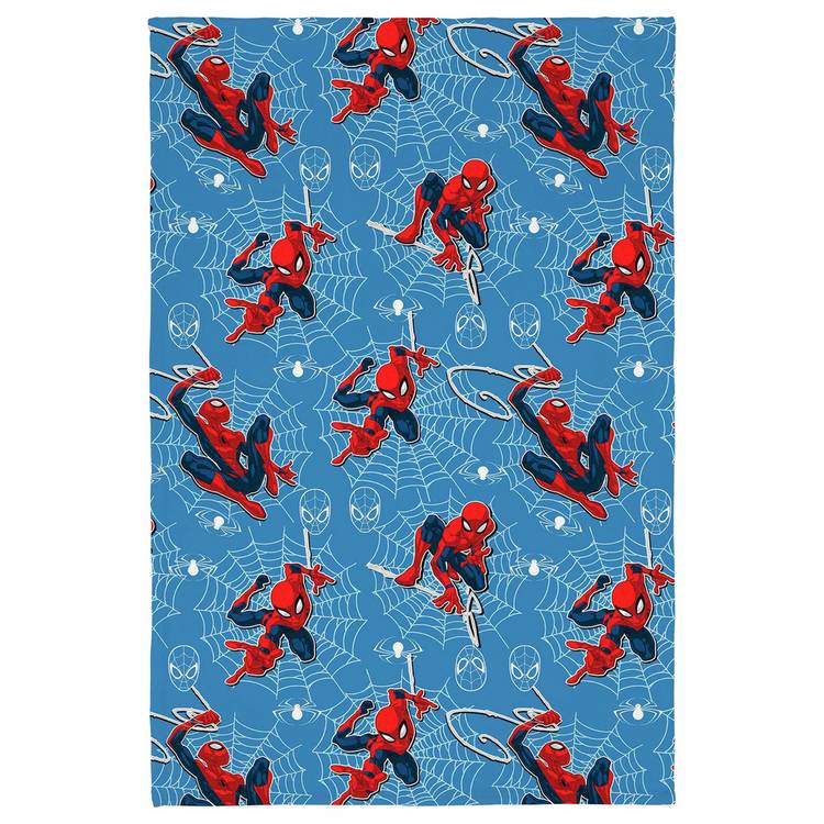 Spiderman Fleece Throw - Blue - 100x150cm 0