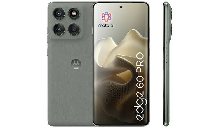 SIM Free Motorola Edge 60 Pro 5G 512GB AI Phone - Shadow