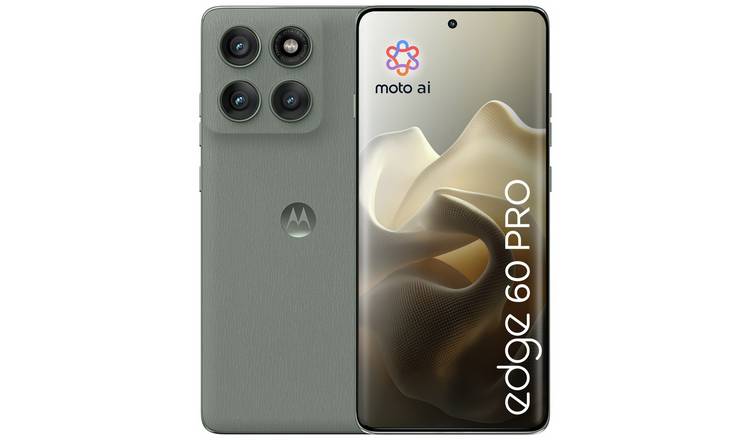 SIM Free Motorola Edge 60 Pro 5G 512GB AI Phone - Shadow
