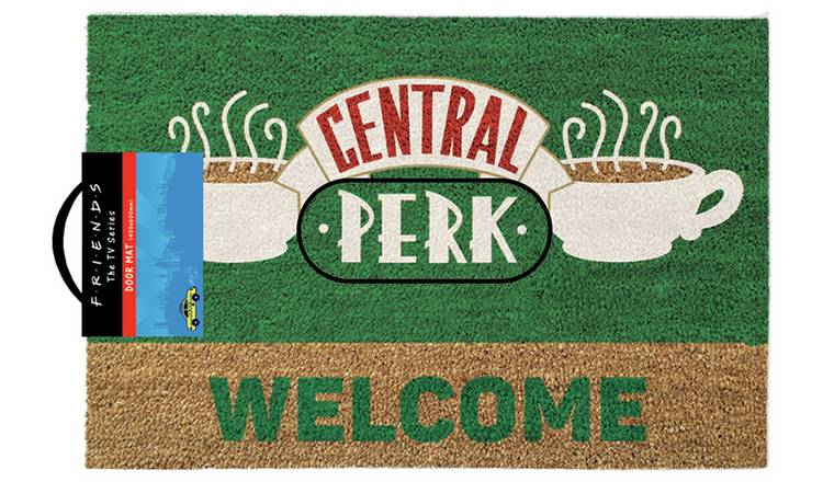 Pyramid Friends Central Perk Green Doormat - 40x60cm