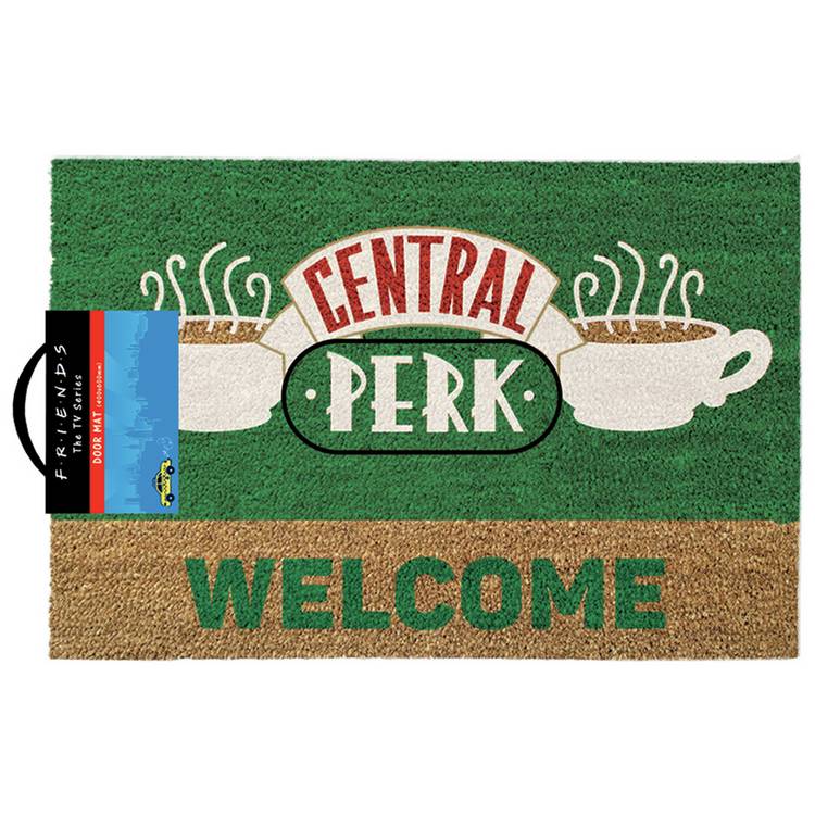 Pyramid Friends Central Perk Green Doormat - 40x60cm 0