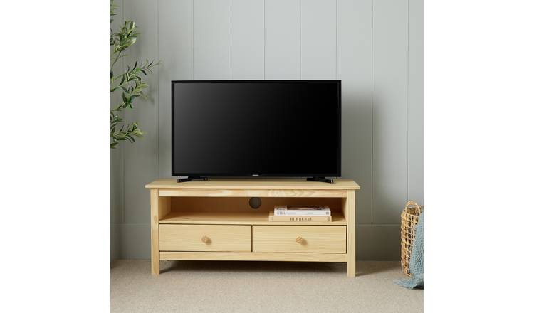 Argos Home Logan 2 Drawer TV Unit - Pine